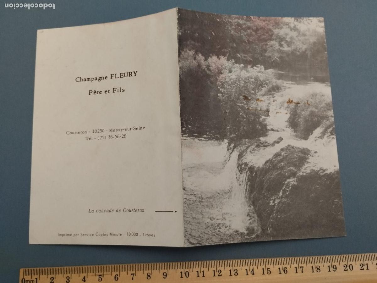 Catalogues publicitaires: PUBLICIDAD. CHAMPAGNE FLEURY P&Egrave;RE ET FILS. FRANCIA.