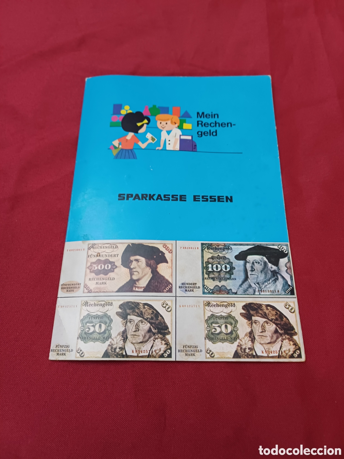 Catalogues publicitaires: CAT&Aacute;LOGO PUBLICIDAD BANCO ALEM&Aacute;N DE BILLETES Y MONEDAS TROQUELADOS, SPARKASSE ESSEN, A&Ntilde;OS 70
