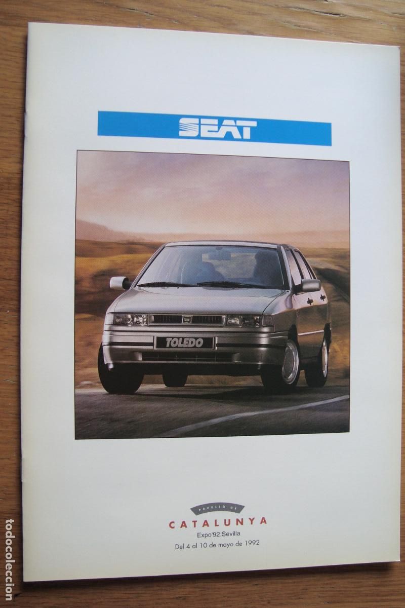 Catalogues publicitaires: ANTIGUO FOLLETO SEAT PABELLON DE CATALU&Ntilde;A SEVILLA EXPO 92.