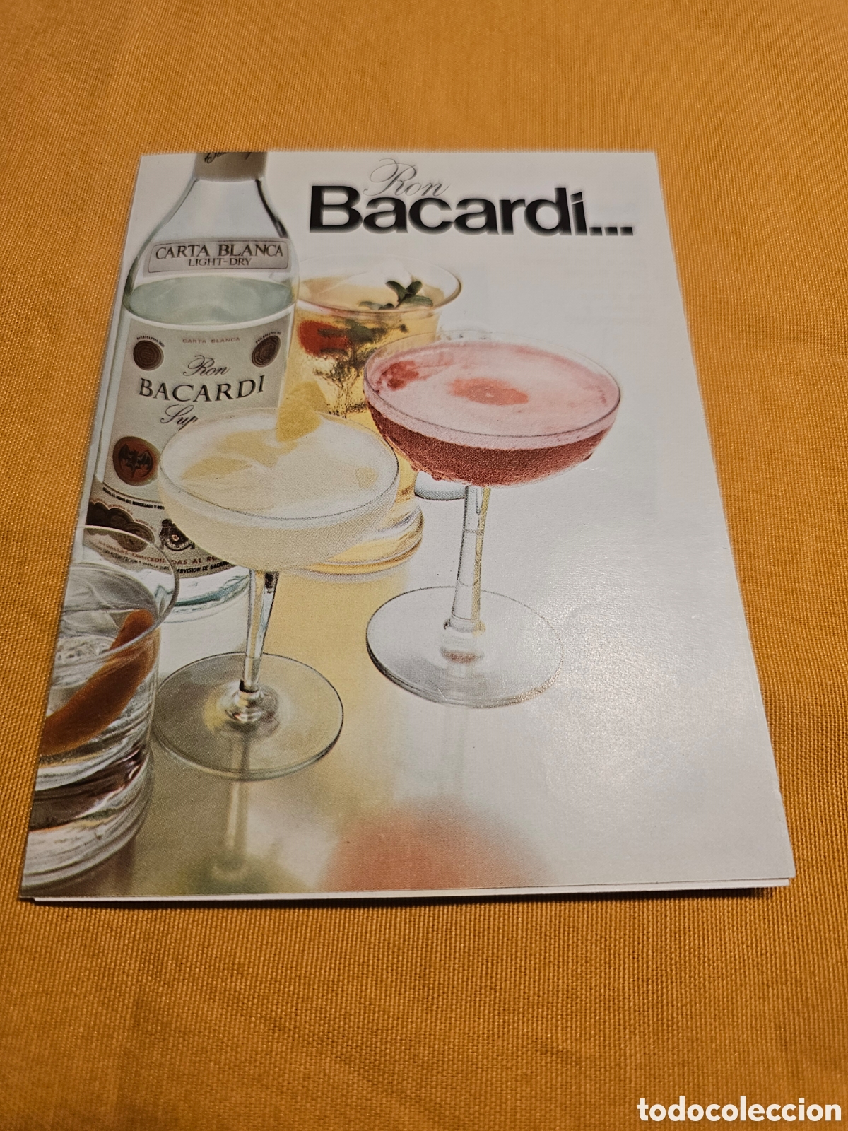 Catalogues publicitaires: RON BACARDI - RECETARIO DE COCTELES