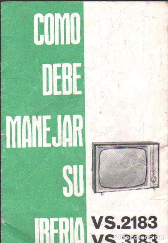 Catalogues publicitaires: COMO DEBE MANEJAR SU IBERIA VS2183 - VS.3183 (CATALOGO). A-CAT-239