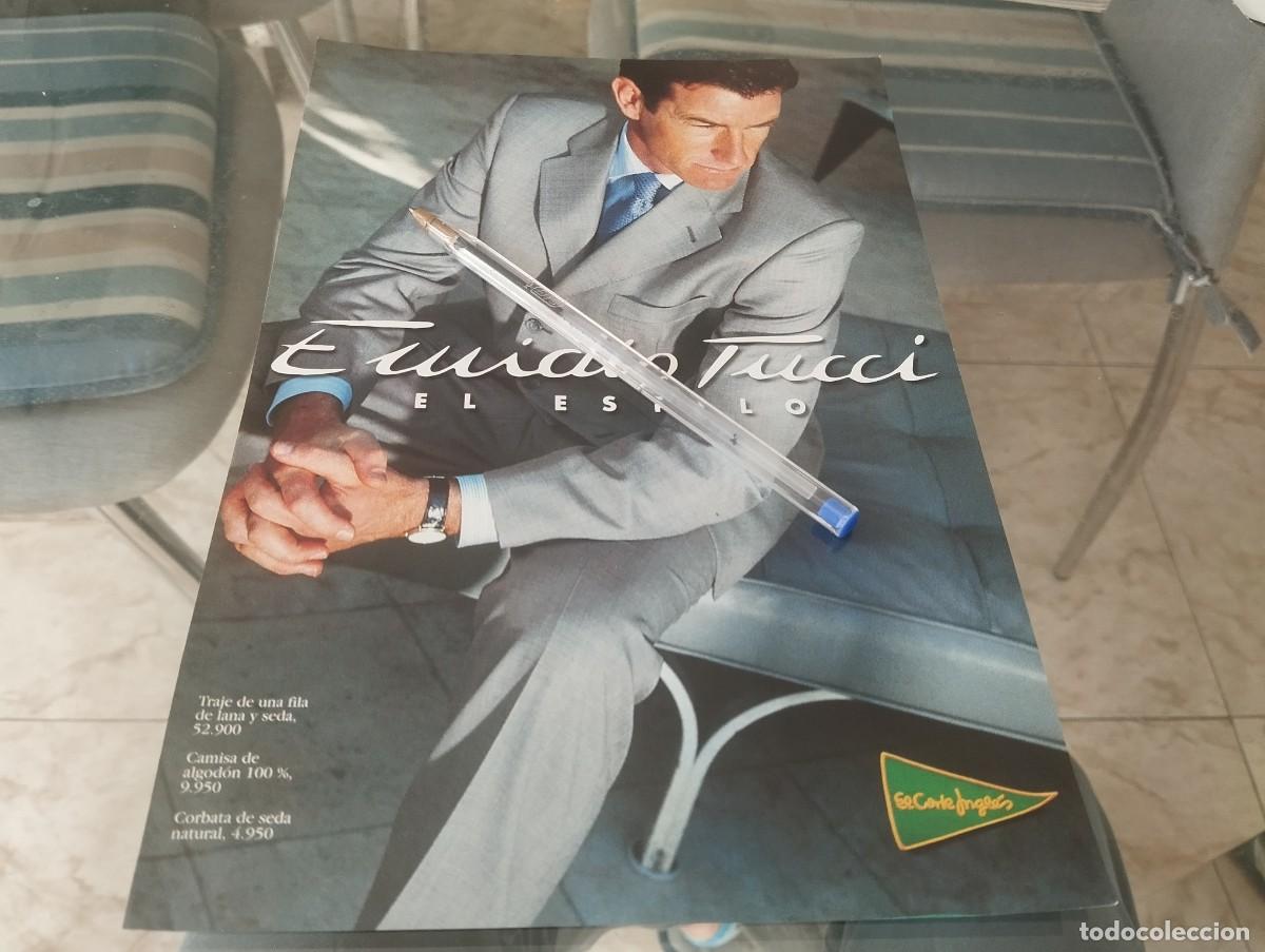 Werbekataloge: TRAJE EMIDIO TUCCI CORTE INGLES REVERSO BA&Ntilde;ADOR QUIKSILVER ANUNCIO PUBLICIDAD REVISTA 1999