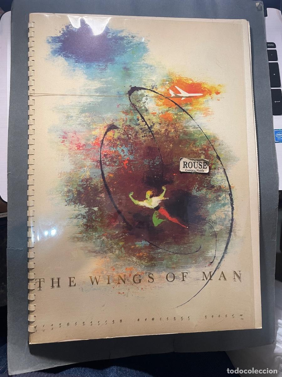 Werbekataloge: AVIACION - THE WINGS OF MAN - SCANDINAVIAN AIRLINES SYSTEM CATALOGO DE LA COMPA&Ntilde;IA - 1959 - ILUSTRAD