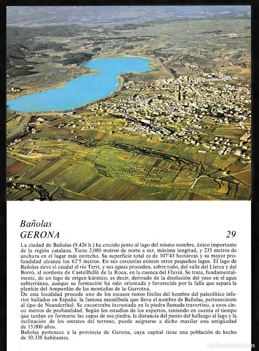 Advertising Catalogs: BA&Ntilde;OLAS - GERONA - PAISAJES DE ESPA&Ntilde;A A VISTA DE PAJARO - LABORATORIO EMYFAR -1972 -