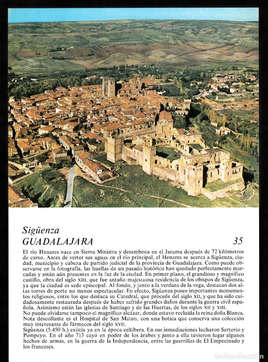Advertising Catalogs: SIG&Uuml;ENZA - GUADALAJARA - PAISAJES DE ESPA&Ntilde;A A VISTA DE PAJARO - LABORATORIO EMYFAR -