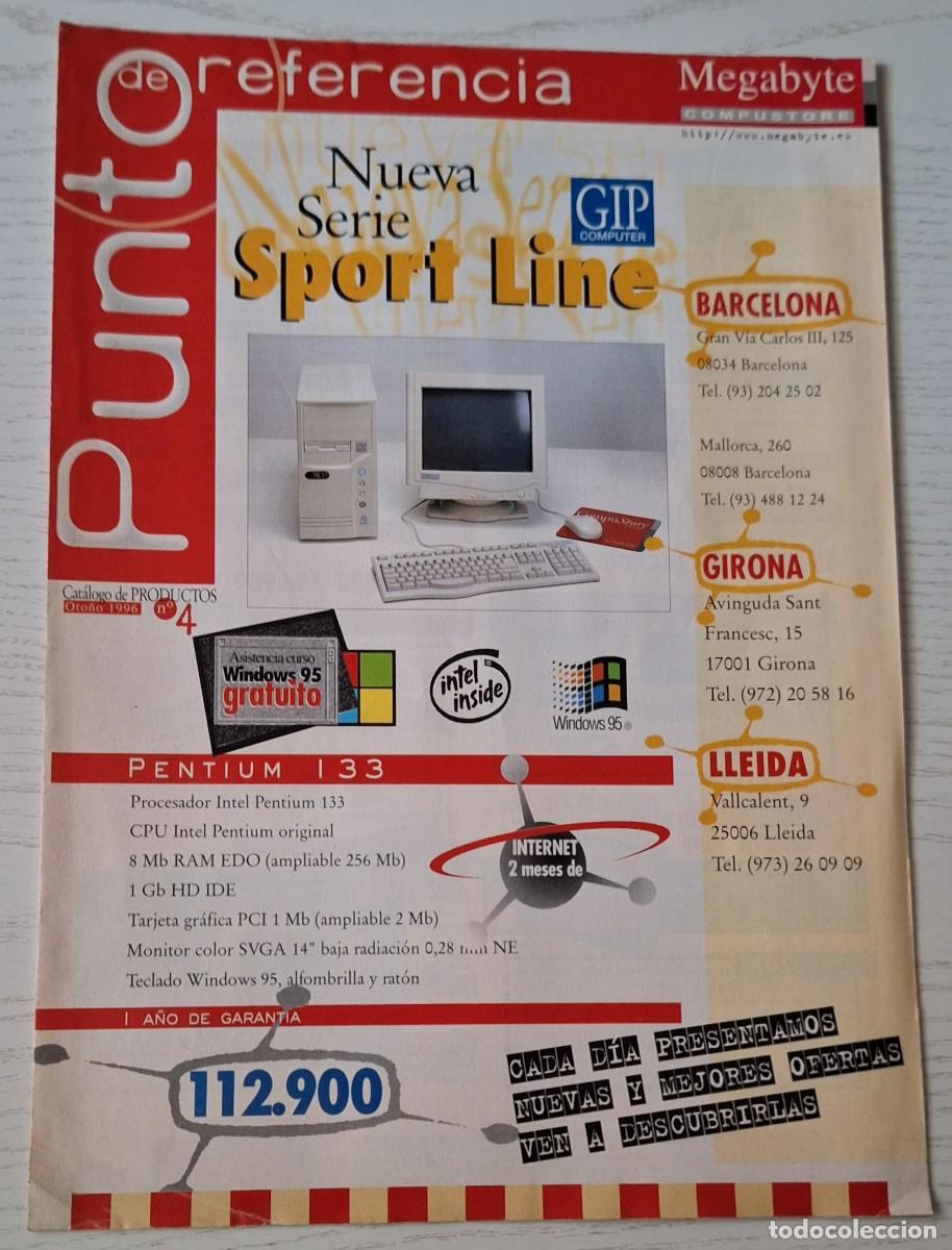 Advertising Catalogs: CAT&Aacute;LOGO DE PRODUCTOS N&ordm; 4 PUNTO DE REFERENCIA MEGABYTE COMPUSTORE &middot; OTO&Ntilde;O, 1996