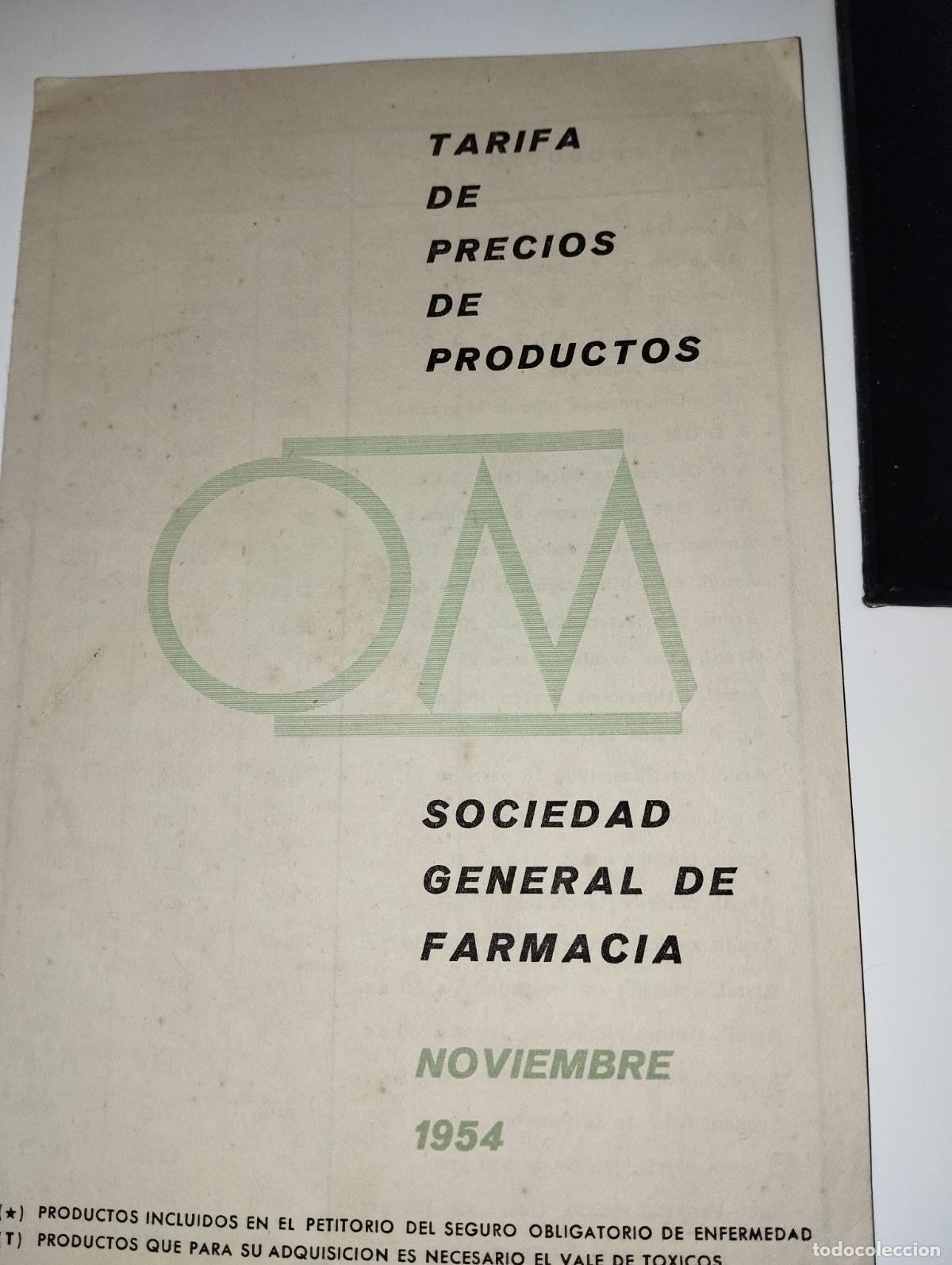 Cataloghi pubblicitari: CAT&Aacute;LOGO DE FARMACIA LABORATORIOS OM // LISTA DE PRECIOS // A&Ntilde;OS 50