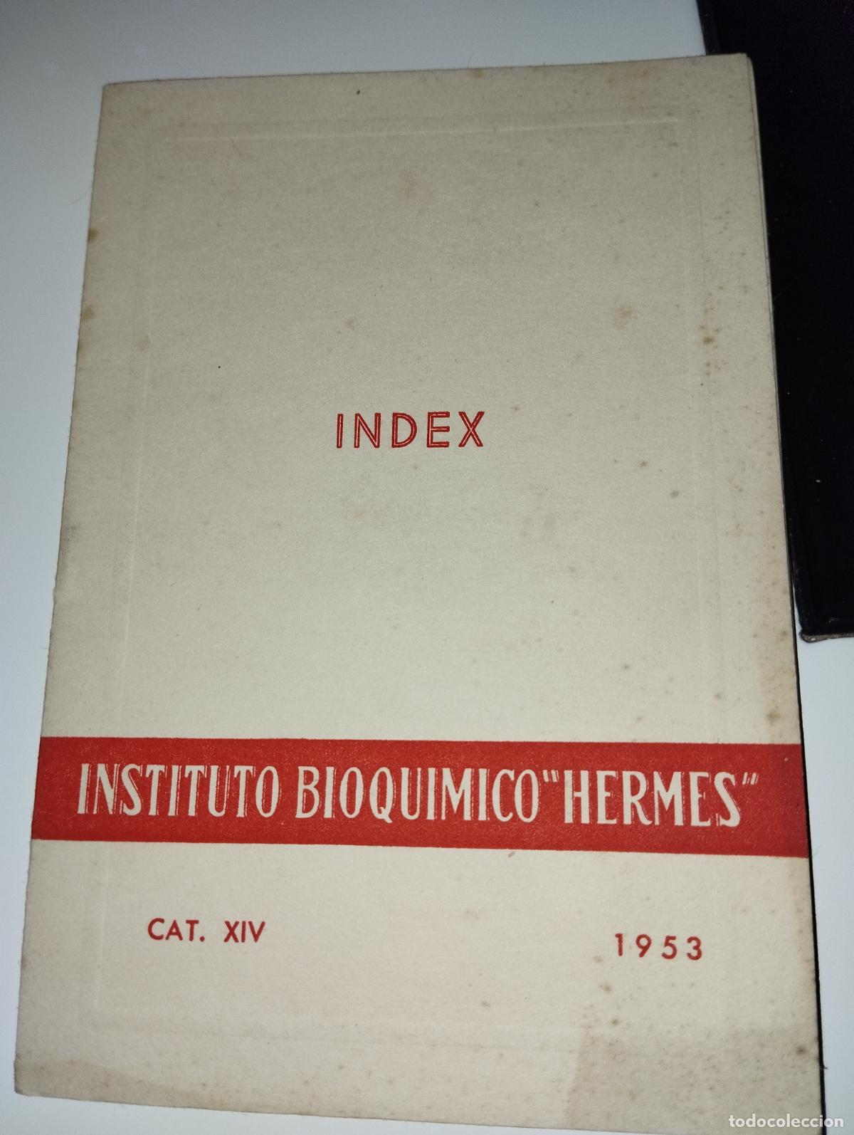 Cat&aacute;logos publicitarios: CAT&Aacute;LOGO DE FARMACIA LABORATORIO HERMES // LISTA DE PRECIOS // A&Ntilde;OS 50
