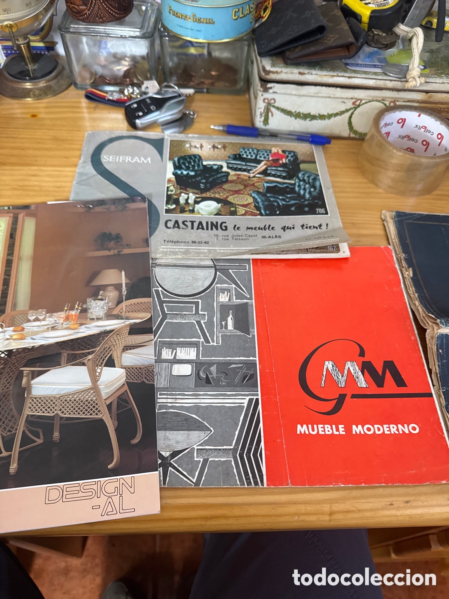 Advertising Catalogs: Lote de tres cat&aacute;logos de Mueble a&ntilde;os 60 70 y 80