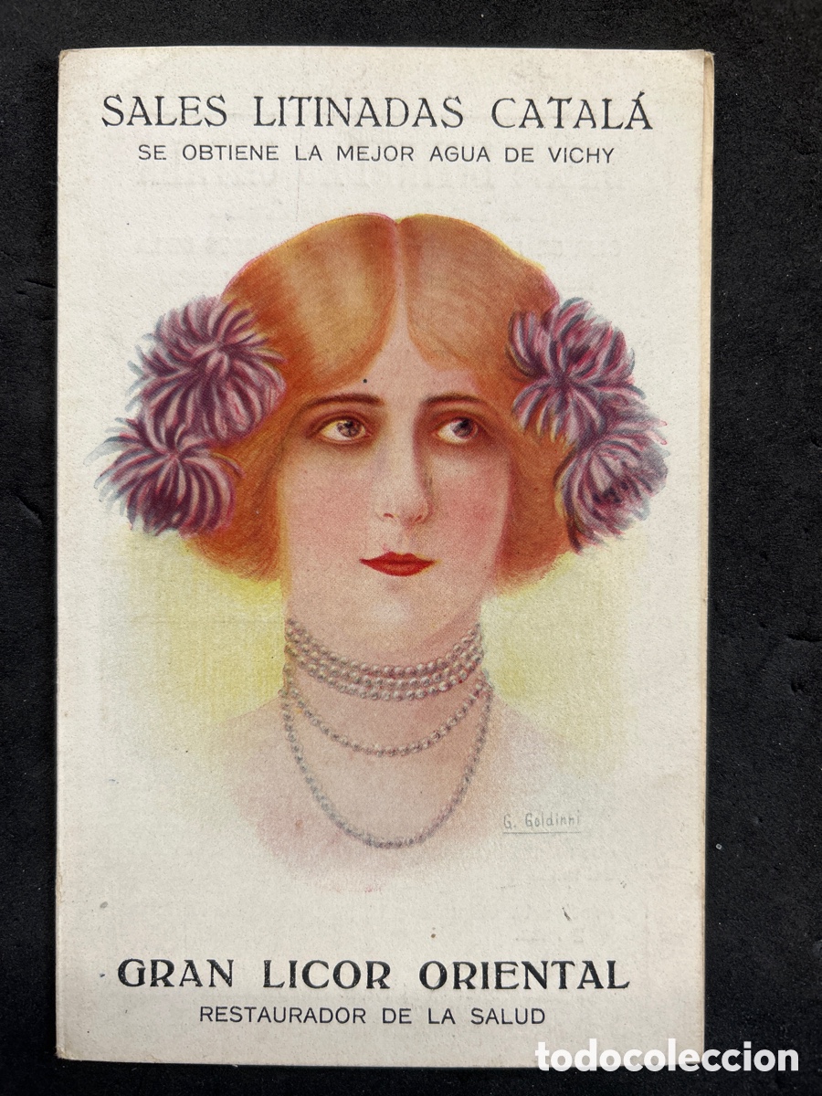 Advertising Catalogs: SALES LITINADAS CATALA-VICHY DE LA SALUD-GRAN LICOR ORIENTAL-PUBLICIDAD ANTIGUA