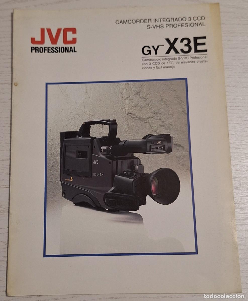 Cat&aacute;logos publicit&aacute;rios: CAT&Aacute;LOGO PUBLICITARIO DE LA C&Aacute;MARA DE V&Iacute;DEO JVC GY X3E CAMCORDER INTEGRADO 3 CCD