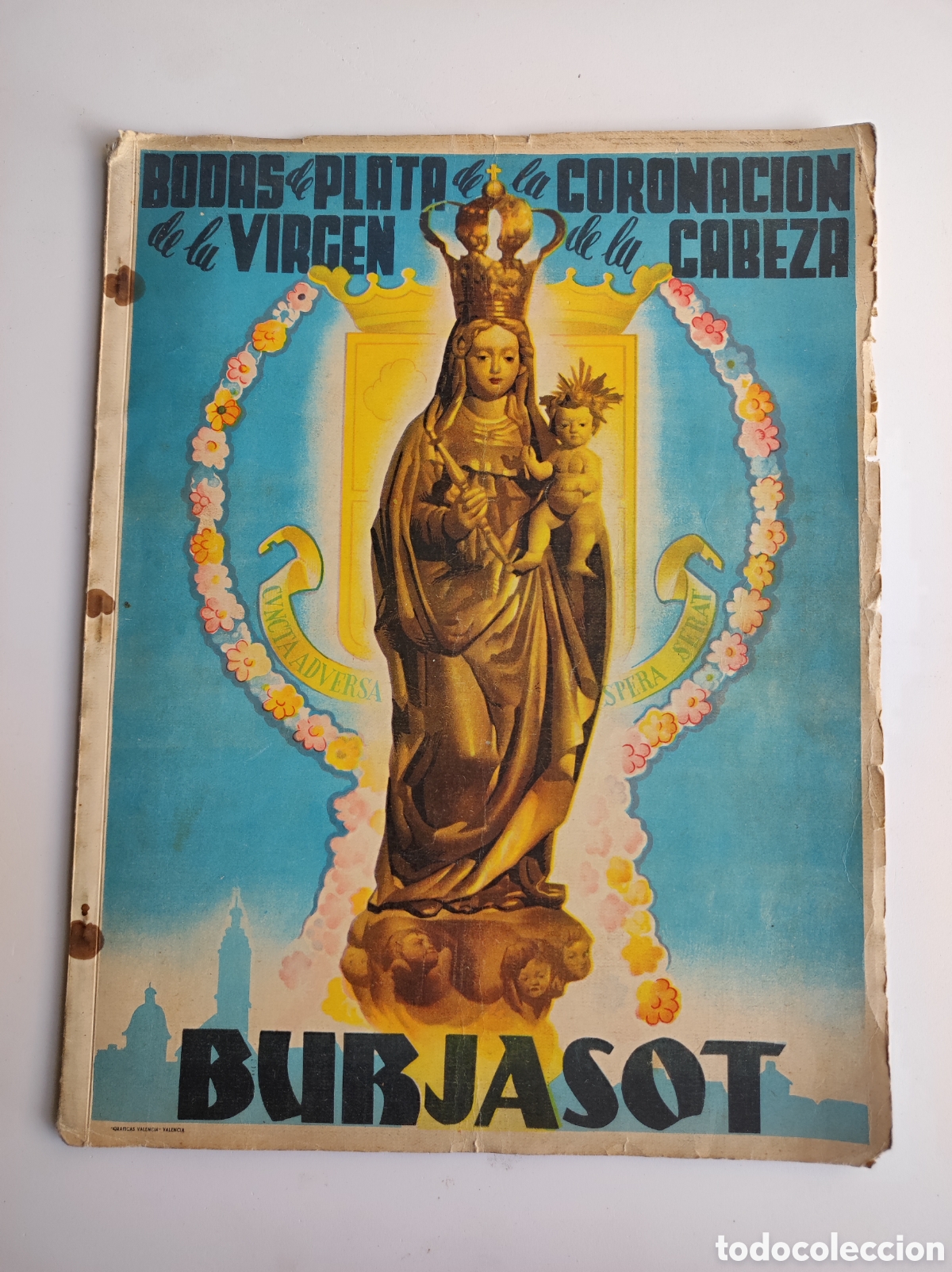 Cataloghi pubblicitari: Programa fiestas Bodas de plata de la coronacion de la virgen de la Cabeza Burjasot a&ntilde;o 1952
