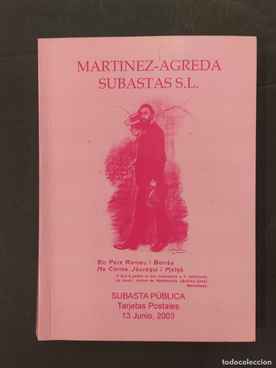 Cat&aacute;logos publicitarios: MARTINEZ AGREDA SUBASTAS SL- TARJETAS POSTALES - CATALOGO PUBLICIDAD ILUSTRADO - A&Ntilde;O 2003 -VER FOTOS