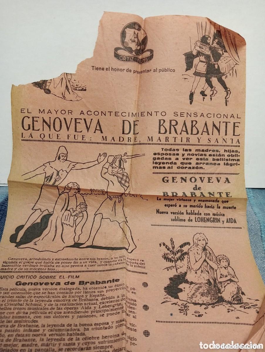 Cat&aacute;logos publicitarios: GENOVEVA DE BRABANTE, LA QUE FUE: MADRE, MARTIR Y SANTA. ORTIZ FILMS. M&Uacute;SICA DE LOHENGRIN Y AIDA