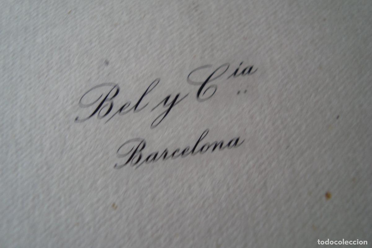 Cat&aacute;logos publicit&aacute;rios: ANTIGUA TARJETA FELICITACION NAVIDAD BEL Y CIA BARCELONA 1946-1947