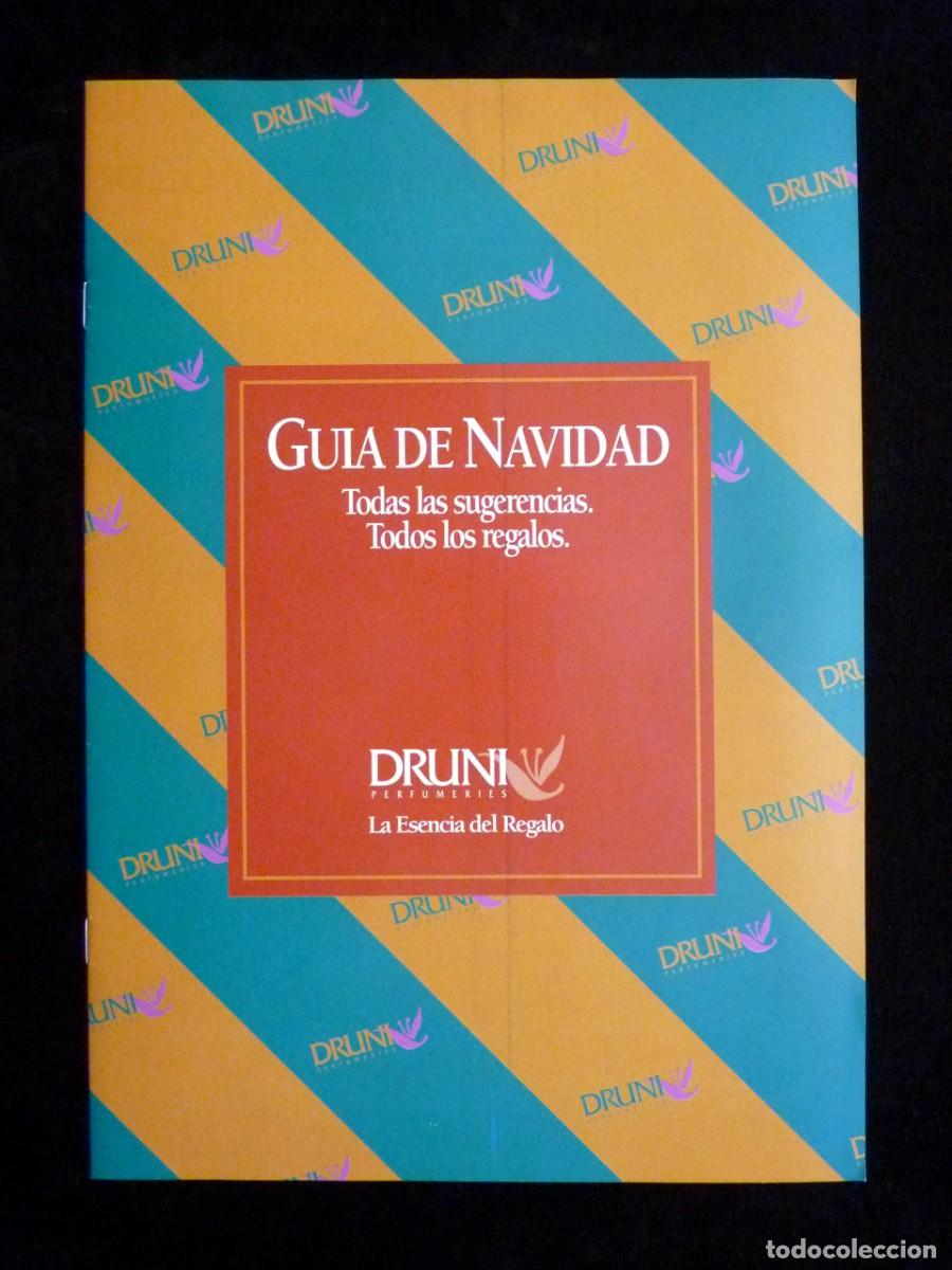 Cat&aacute;logos publicit&aacute;rios: CAT&Aacute;LOGO NAVIDAD DRUNI PERFUMERIAS. A&Ntilde;O 1996-97