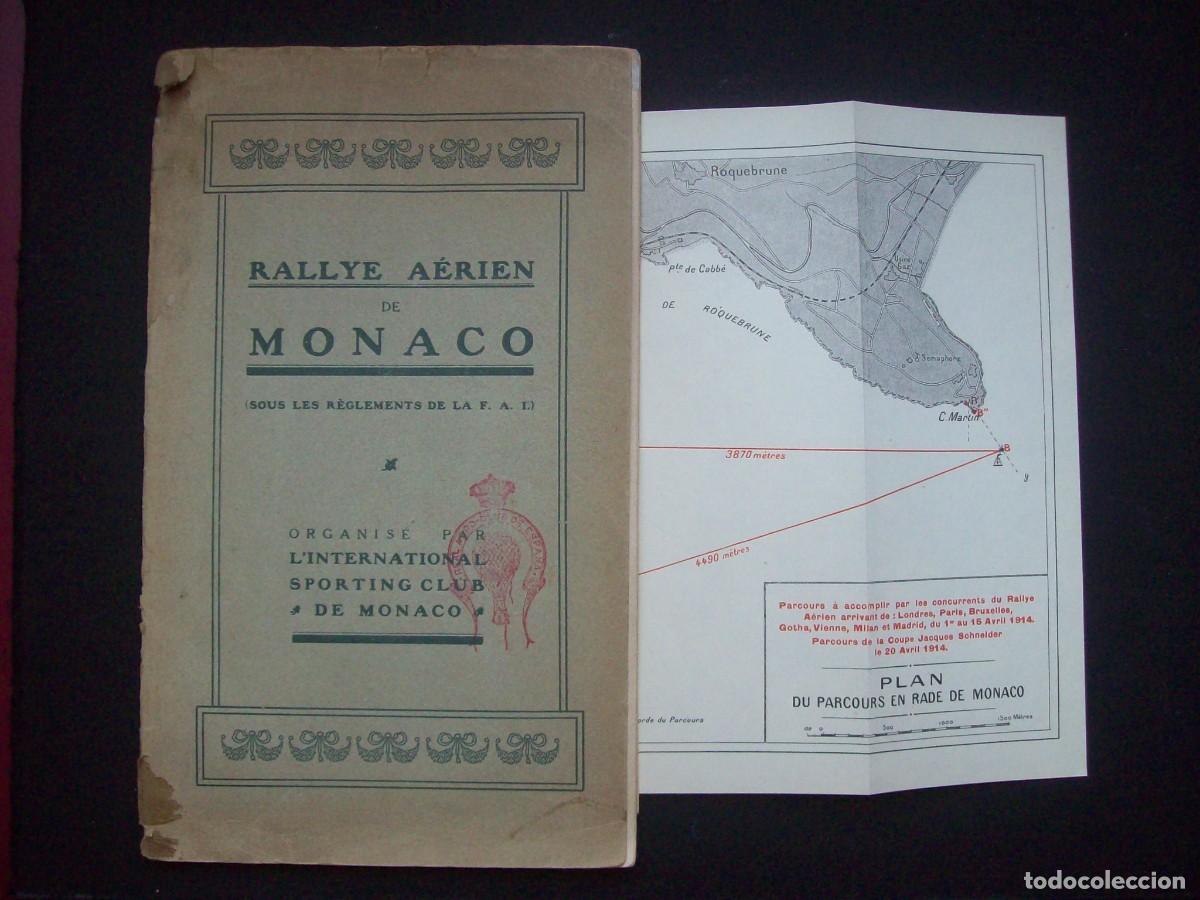 Cataloghi pubblicitari: Rally A&eacute;reo Internacional de M&oacute;naco a&ntilde;o 1914. Rallye Aerien de Monaco.