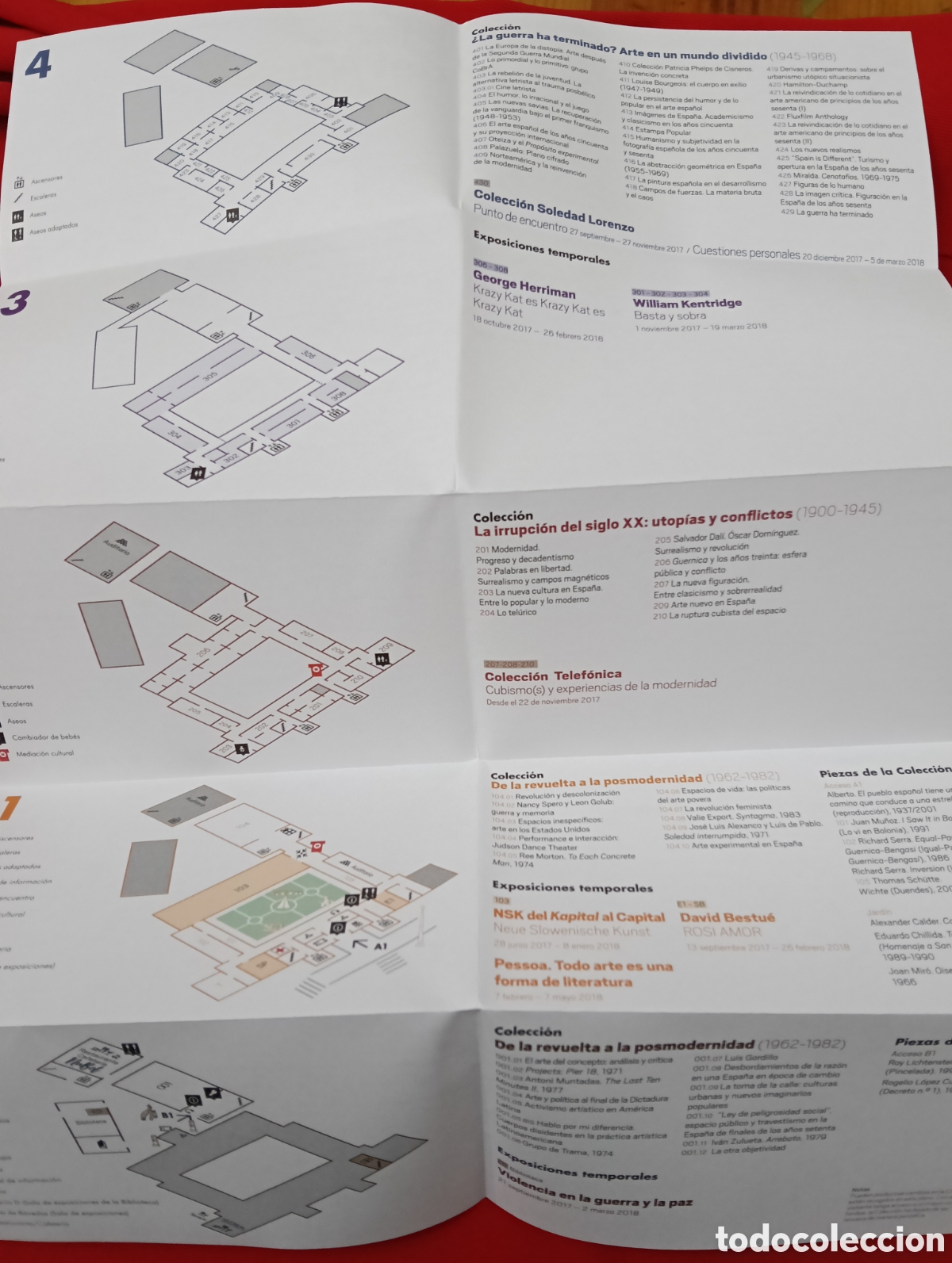 Cat&aacute;logos publicitarios: Plano del Museo Reina Sof&iacute;a - Foto 2