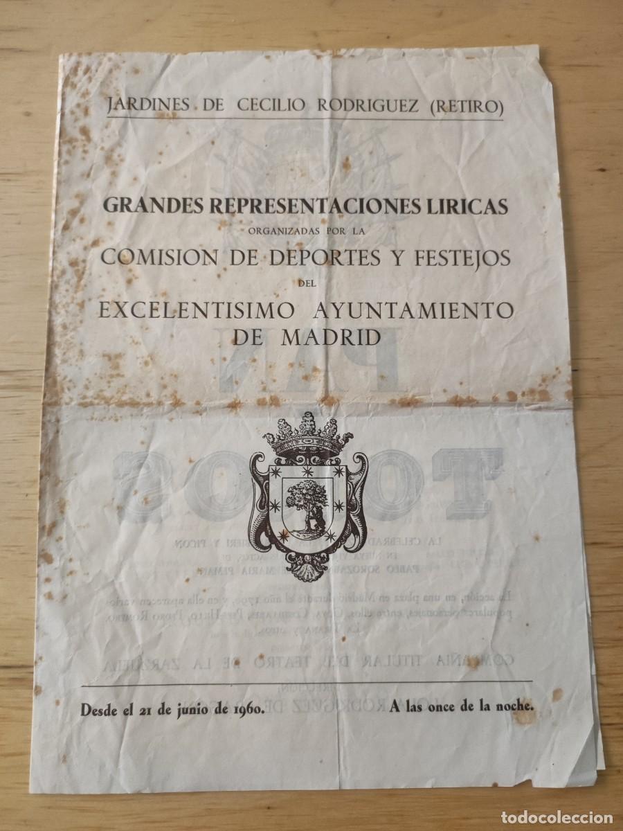 Cataloghi pubblicitari: Publicidad Grandes representaciones l&iacute;ricas. Pan y Toros. Zarzuela. Jos&eacute; Tamayo