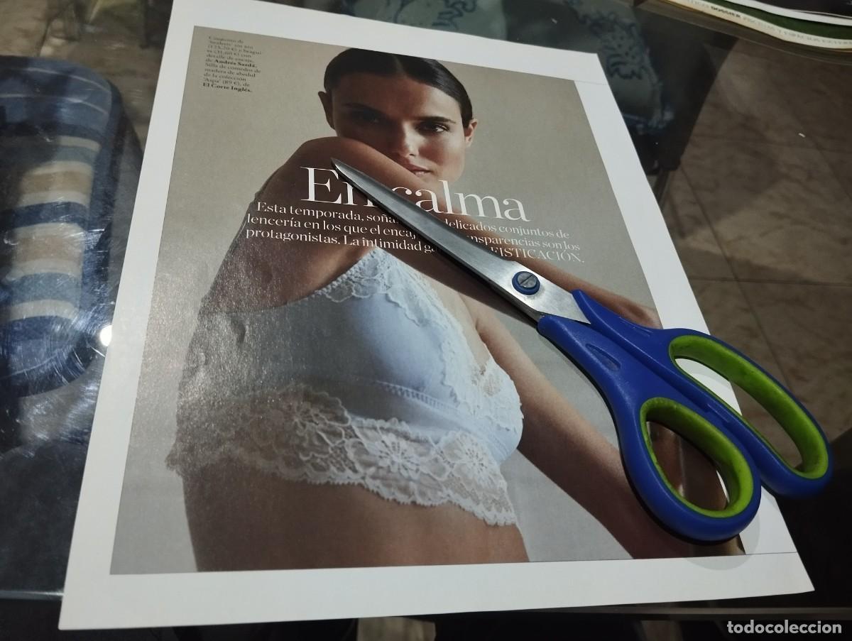 Advertising Catalogs: CONJUNTO LENCERIA ROPA INTERIOR INTIMA SUJETADOR BRALETTE ANDRES SARDA ANUNCIO REVISTA 2020