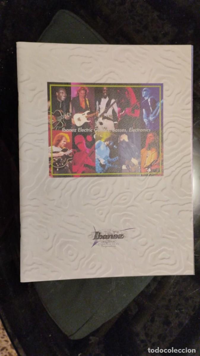 Advertising Catalogs: Cat&aacute;logo de guitarras, bajos y amplificadores Ib&aacute;&ntilde;ez - 1998