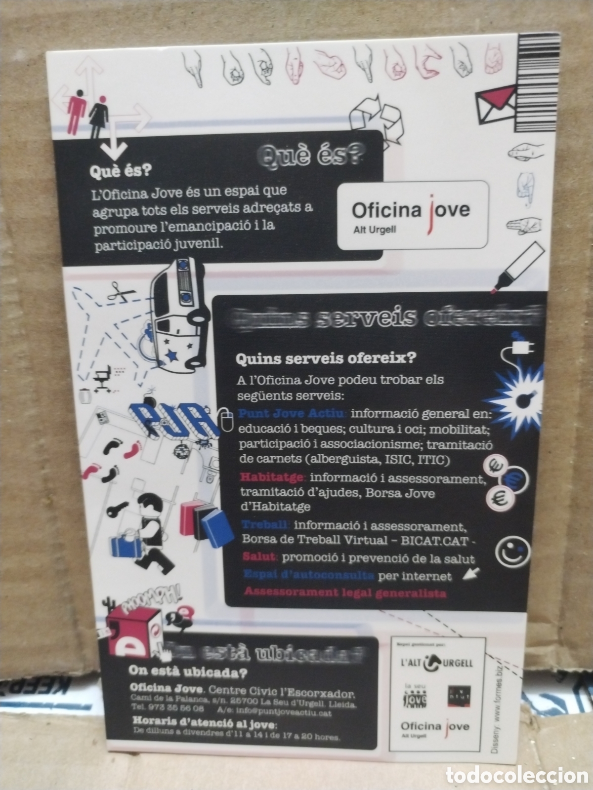 Cat&aacute;logos publicit&aacute;rios: OFICINA JOVE La Seu d'Urgell