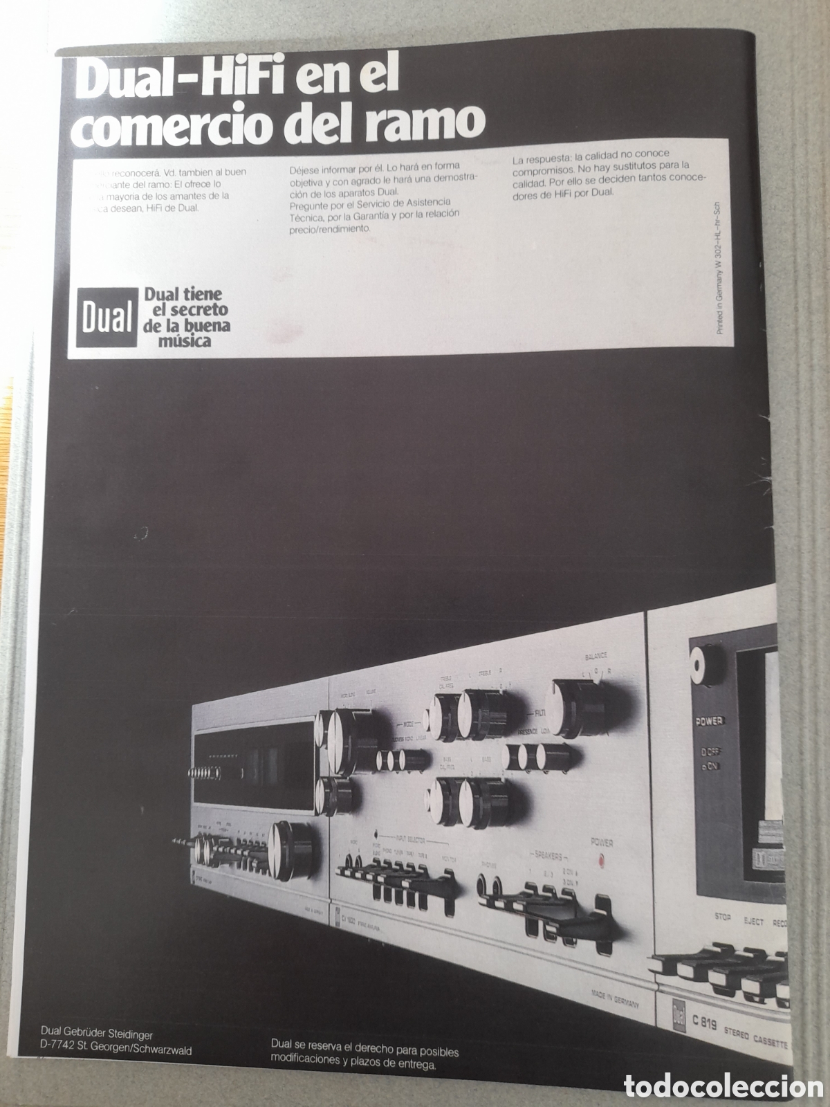 Cat&aacute;logos publicitarios: Catalogo a&ntilde;o 1978 dual - Foto 7