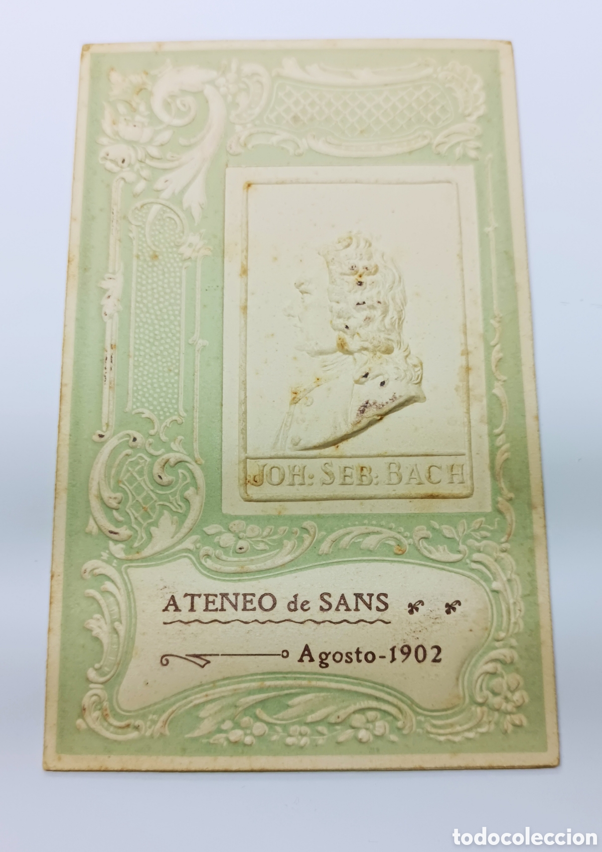 Catalogues publicitaires: Programa ATENEO de SANS Agosto 1902. Barcelona s.XX