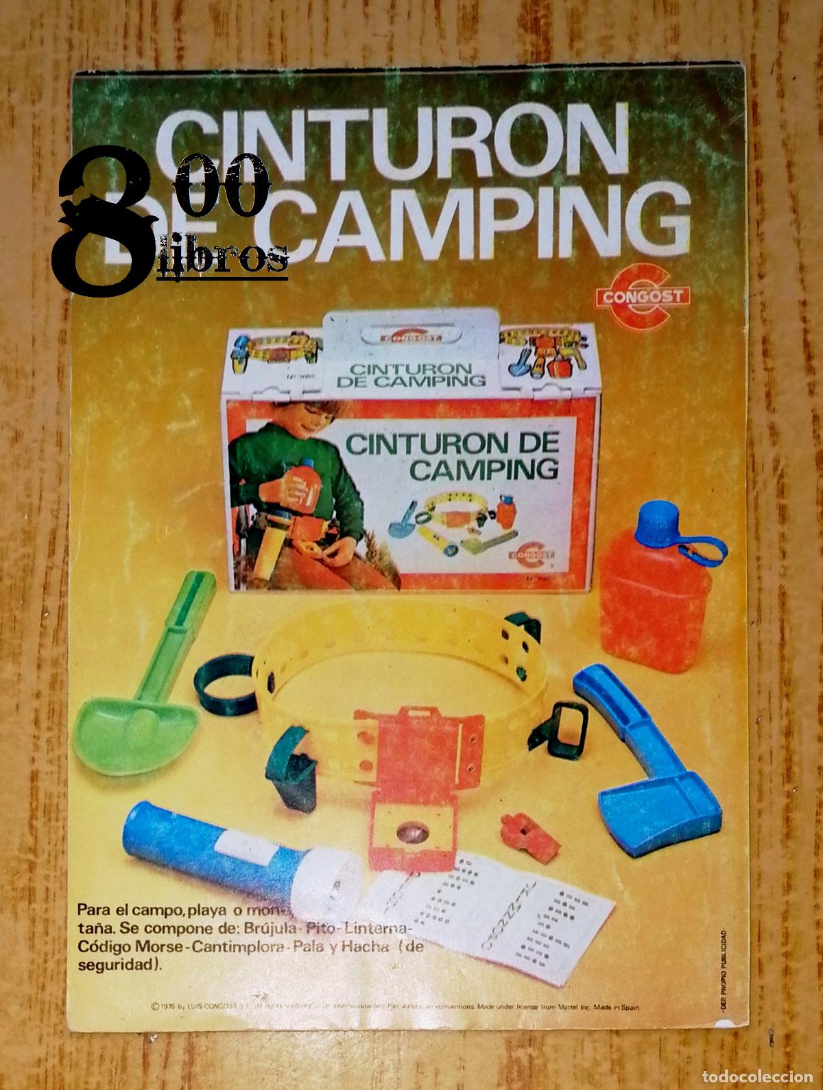Advertising Catalogs: ANUNCIO - HOJA - PUBLICIDAD. CINTUR&Oacute;N DE CAMPING / Congost. - 1976?