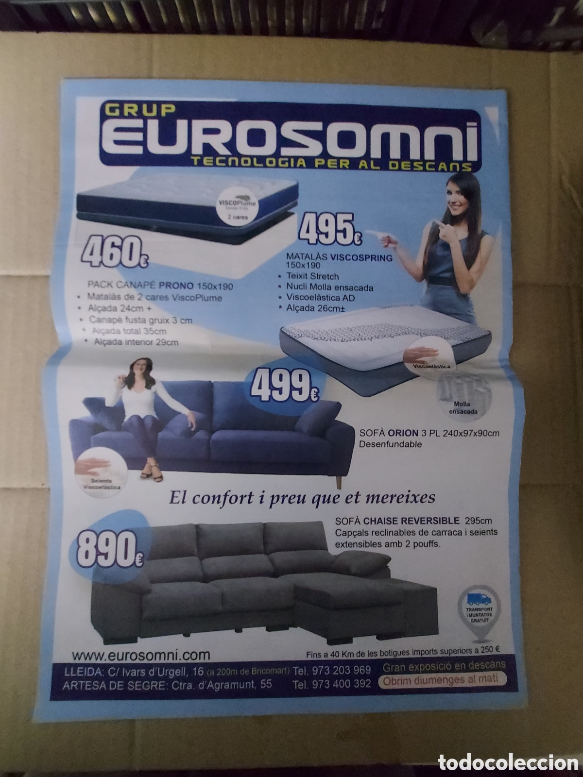 Catalogues publicitaires: GRUP EUROSOMNI tecnologia per al descans