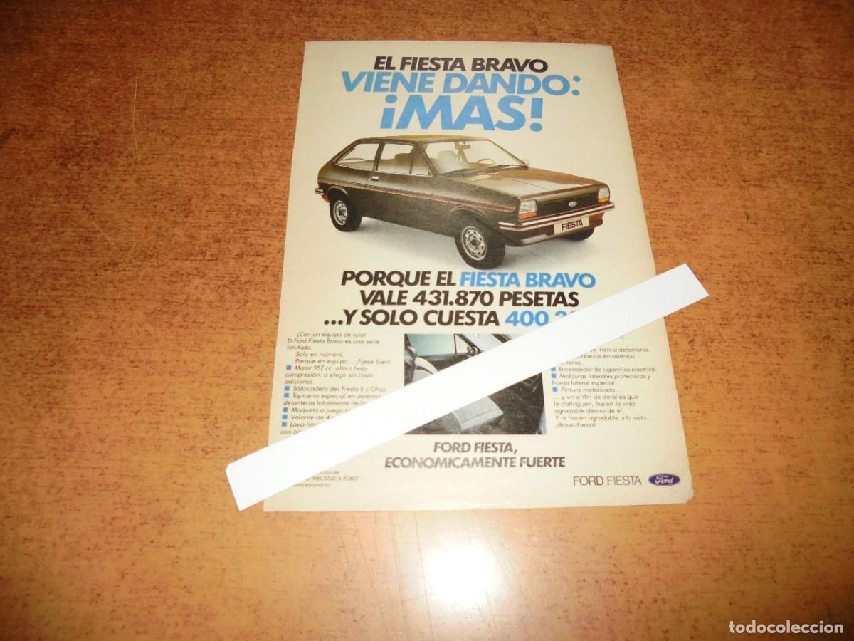 Catalogues publicitaires: PUBLICIDAD 1981: FORD FIESTA BRAVO