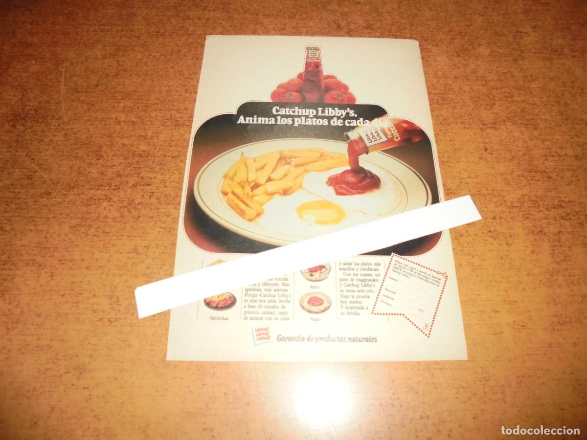 Cat&aacute;logos publicitarios: PUBLICIDAD 1981: CATCHUP LIBBYS - Foto 1
