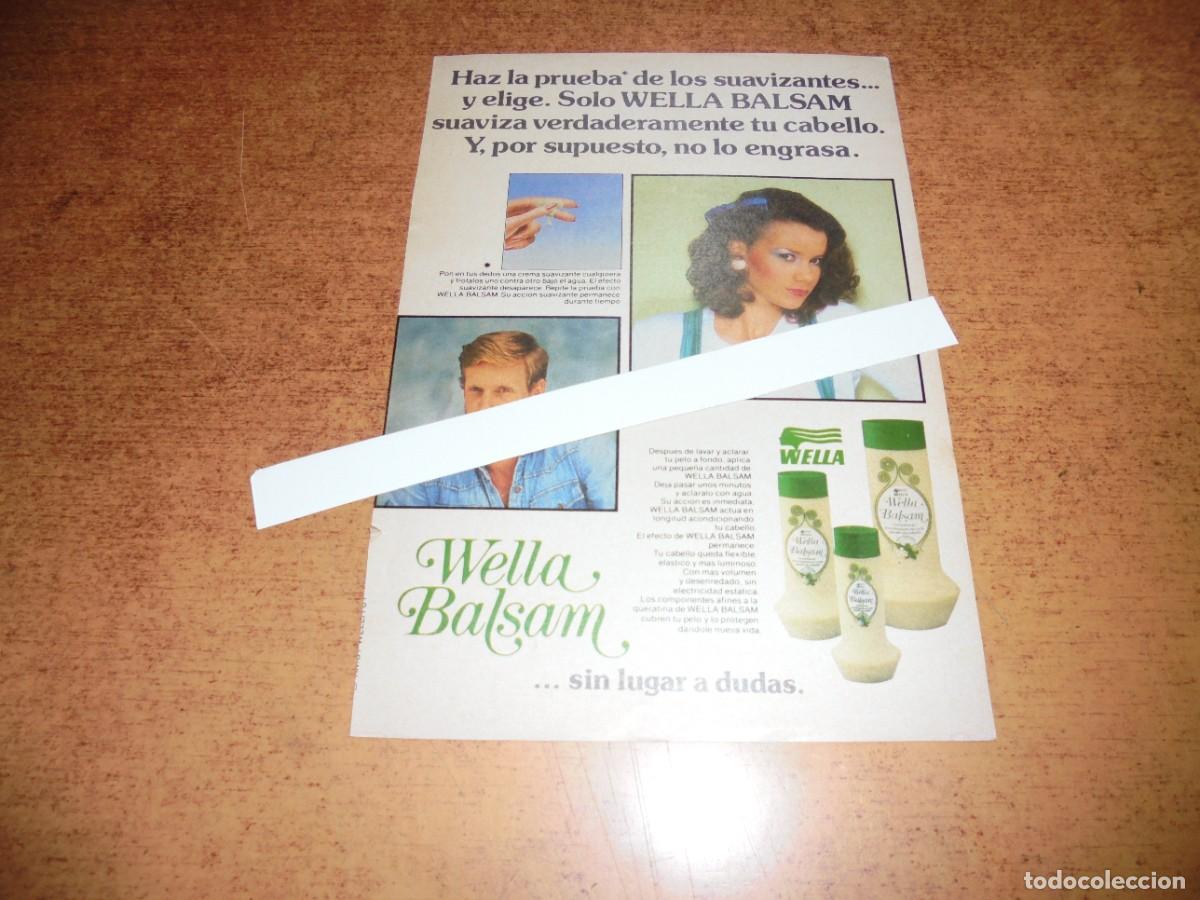 Catalogues publicitaires: PUBLICIDAD 1981: WELLA BALSAM