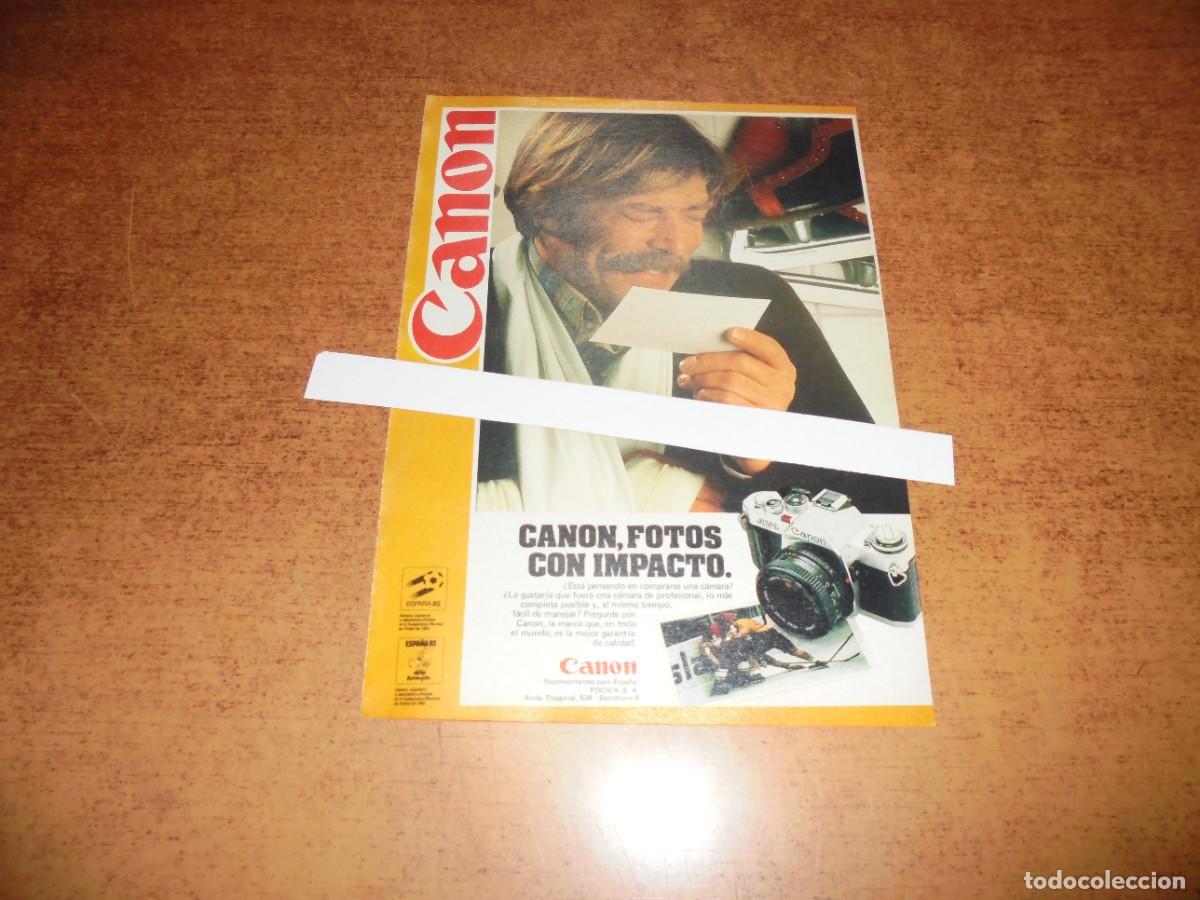 Catalogues publicitaires: PUBLICIDAD 1981: CANON FOTOS CON IMPACTO