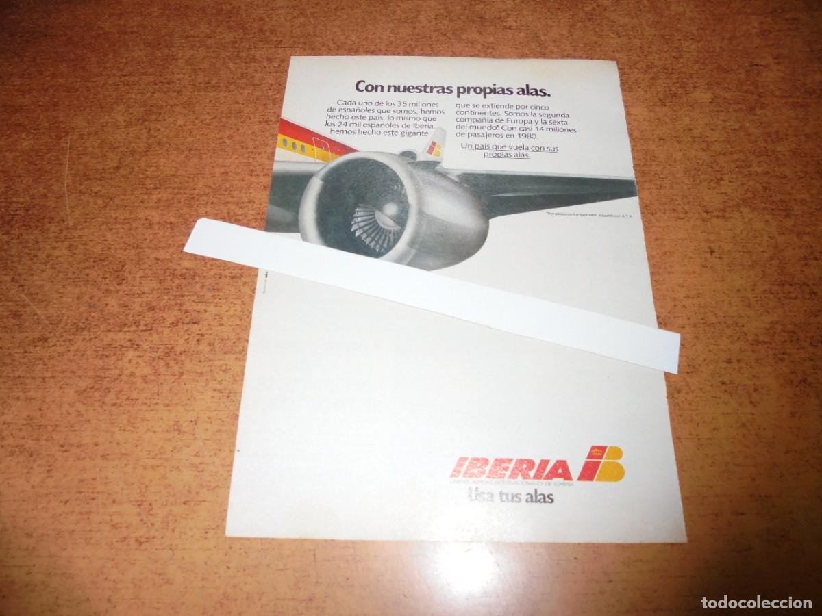 Catalogues publicitaires: PUBLICIDAD 1981: IBERIA. USA TUS ALAS.