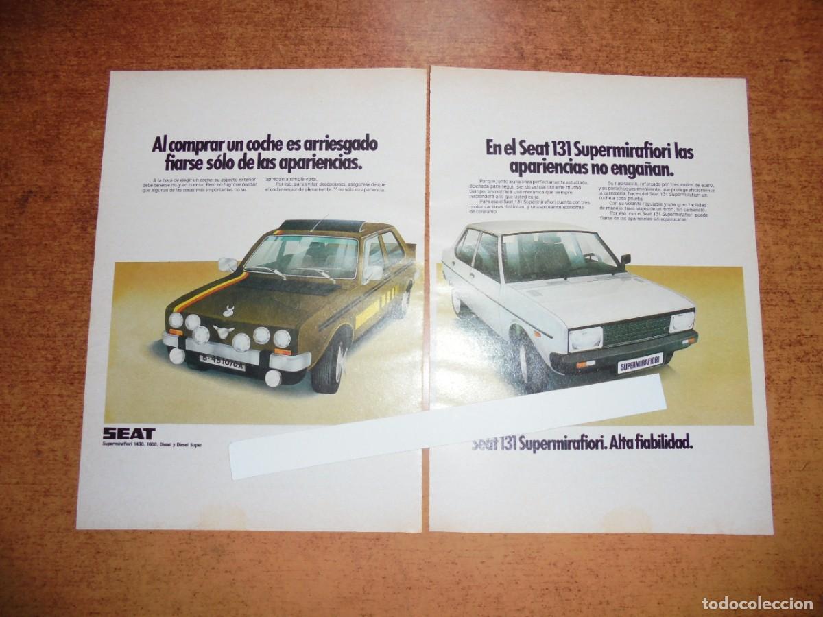 Cat&aacute;logos publicitarios: PUBLICIDAD 1981: SEAT 131 SUPERMIRAFIORI
