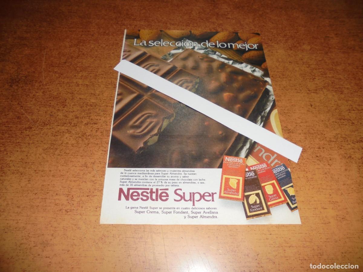 Catalogues publicitaires: PUBLICIDAD 1981: CHOCOLATES NESTL&Eacute;