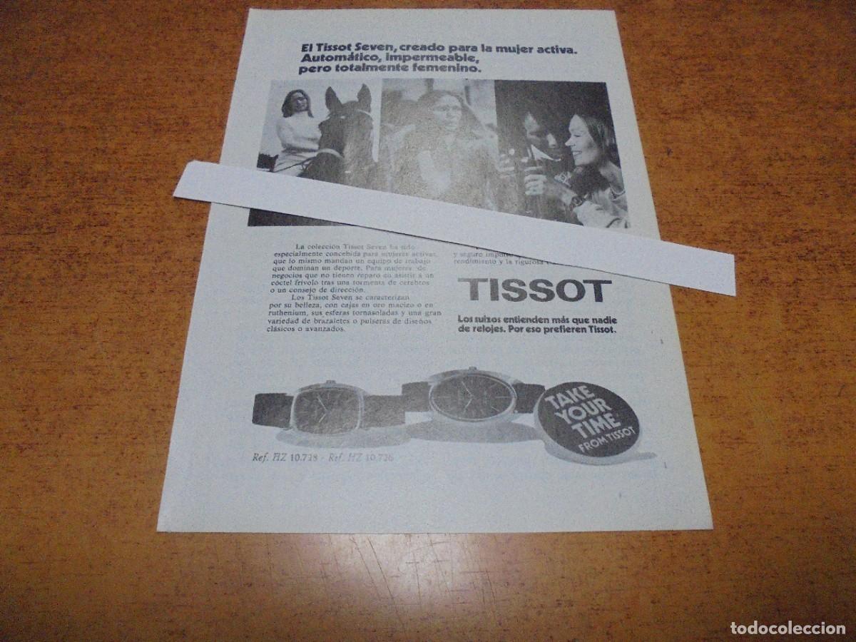 Catalogues publicitaires: PUBLICIDAD 1975: RELOJ TISSOT