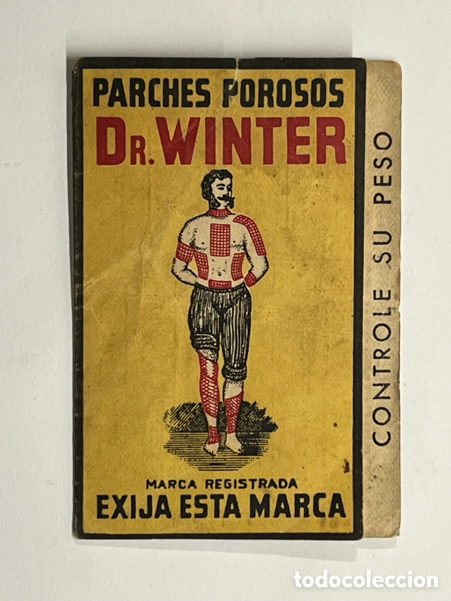 Catalogues publicitaires: PARCHES POROSOS DR. WINTER. Publicidad farmac&eacute;utica. D&iacute;ptico (h.1930?)