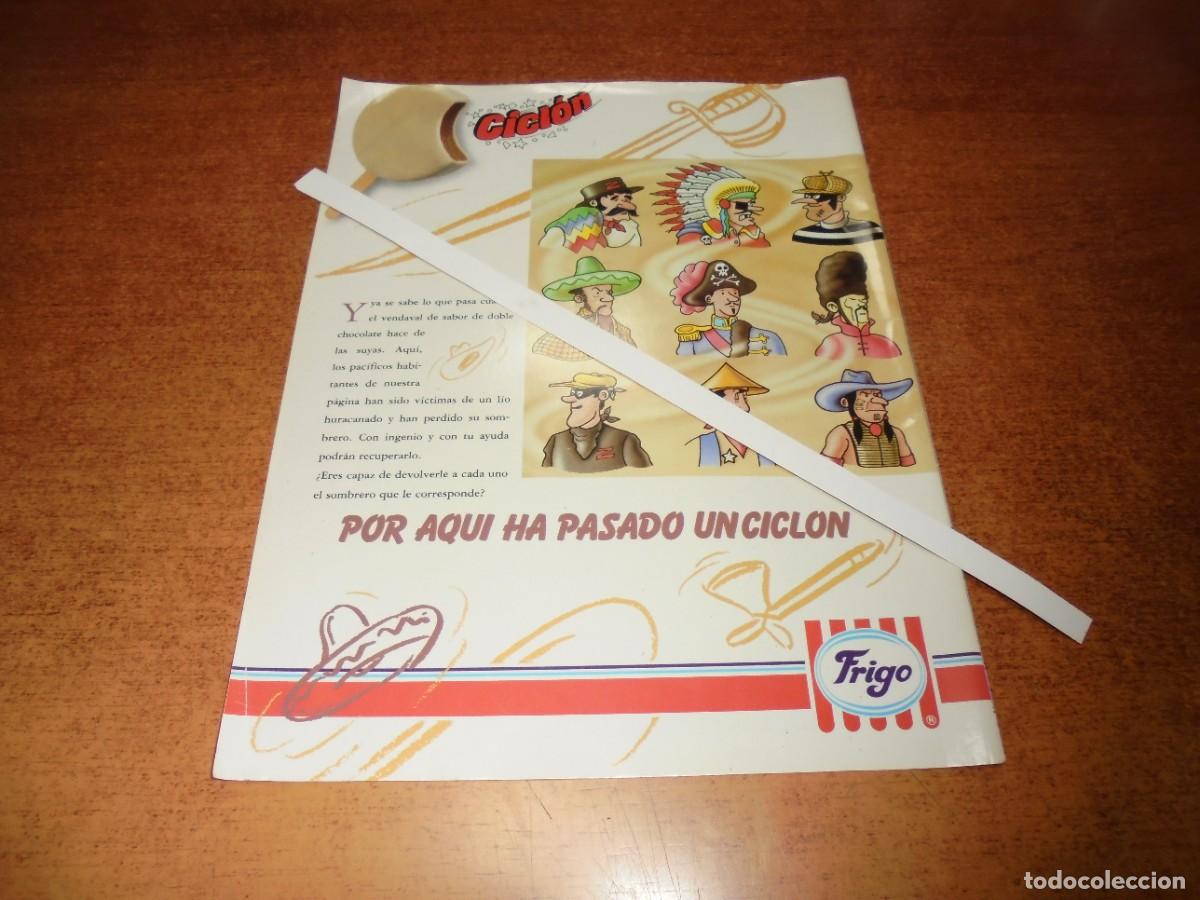 Werbekataloge: PUBLICIDAD 1990: CICL&Oacute;N. HELADOS FRIGO.