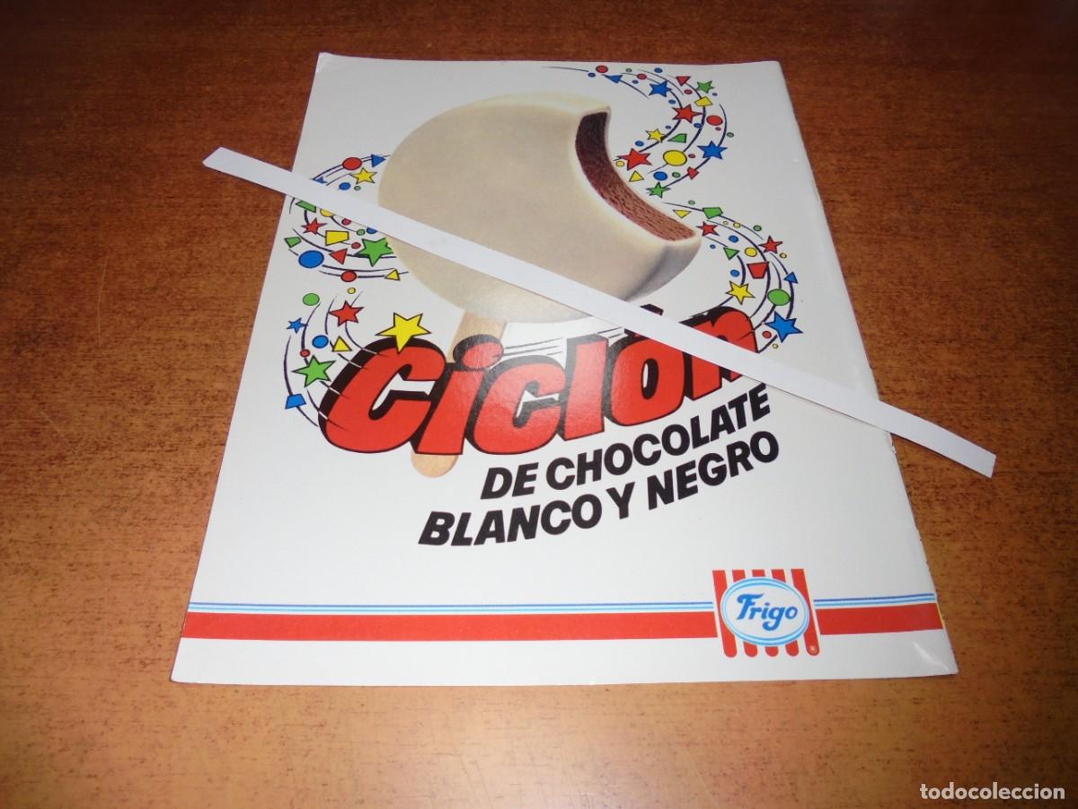 Werbekataloge: PUBLICIDAD 1990: CICL&Oacute;N. DE CHOCOLATE BLANCO Y NEGRO. HELADOS FRIGO.