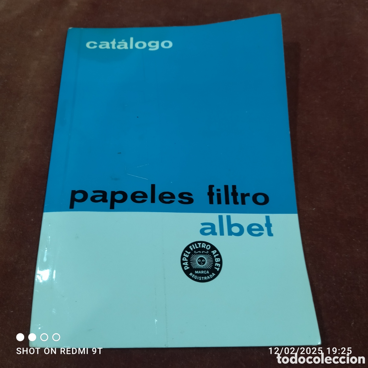 Catalogues publicitaires: Catalogo papeles filtro Albet Barcelona 1967