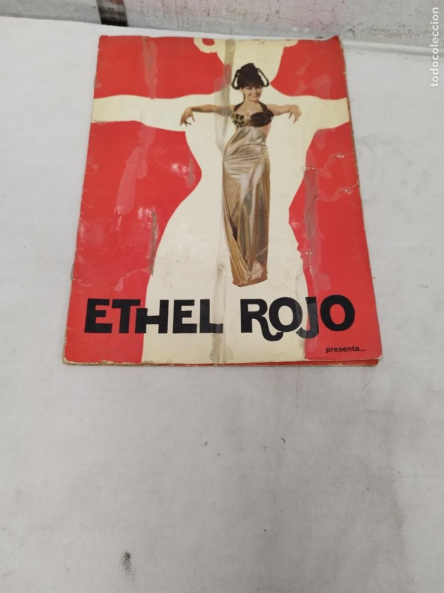 Cat&aacute;logos publicitarios: Antigua revista, programa Ethel rojo presenta. Teatre Talia. Andorre la bella