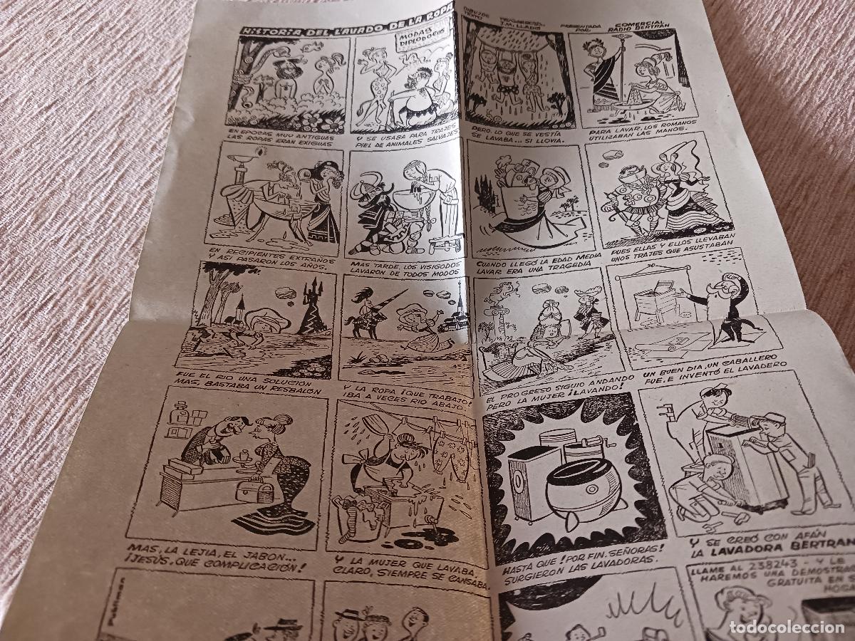 Cat&aacute;logos publicitarios: peque&ntilde;a auca, historia del lavado de la ropa, comercial radio bertran, il. pe&ntilde;arroya