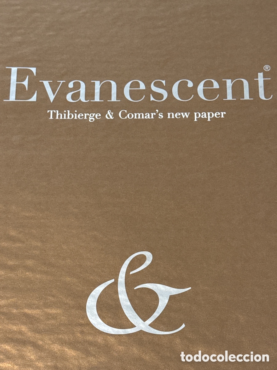 Cat&aacute;logos publicitarios: EVANESCENT. THIBIERGE & COMAR&acute;S NEW PAPER. - Foto 1