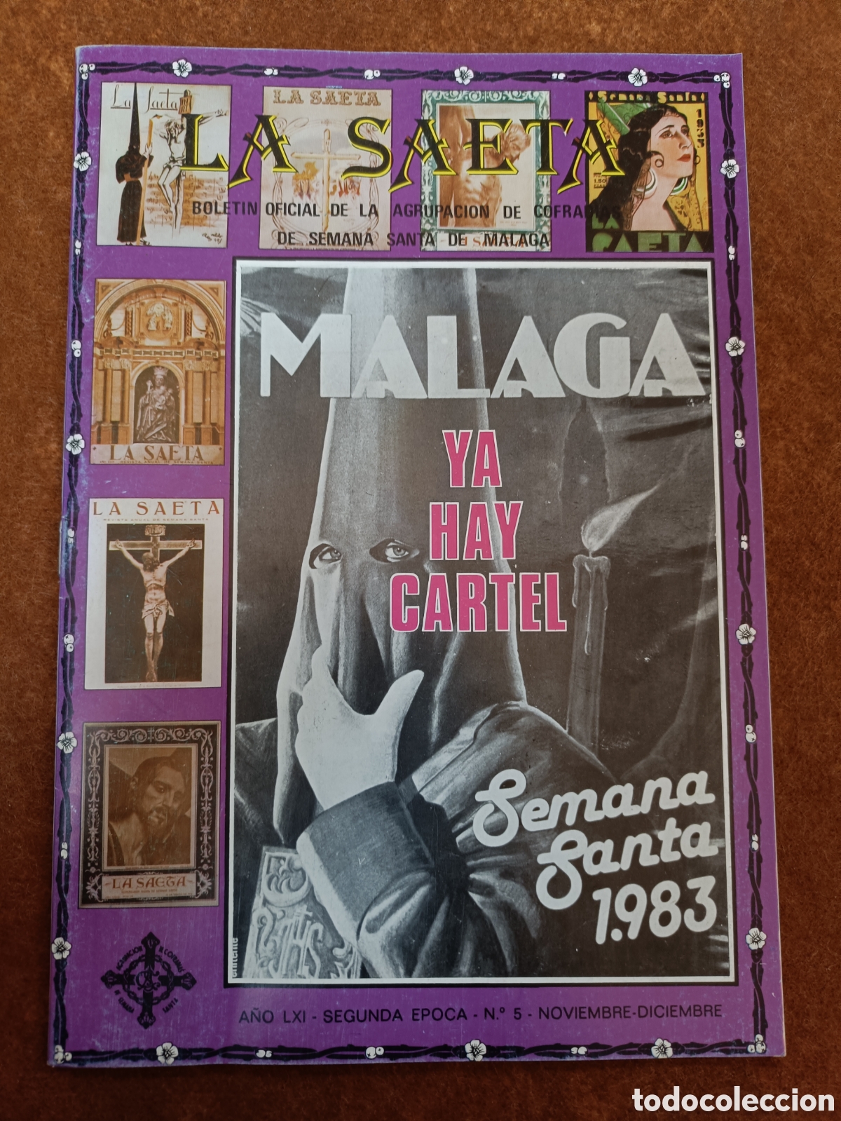 Cat&aacute;logos publicitarios: SEMANA SANTA MALAGA 1983. LA SAETA.