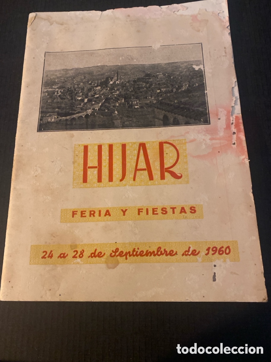 Cat&aacute;logos publicit&aacute;rios: HIJAR FERIA Y FIESTAS 1960