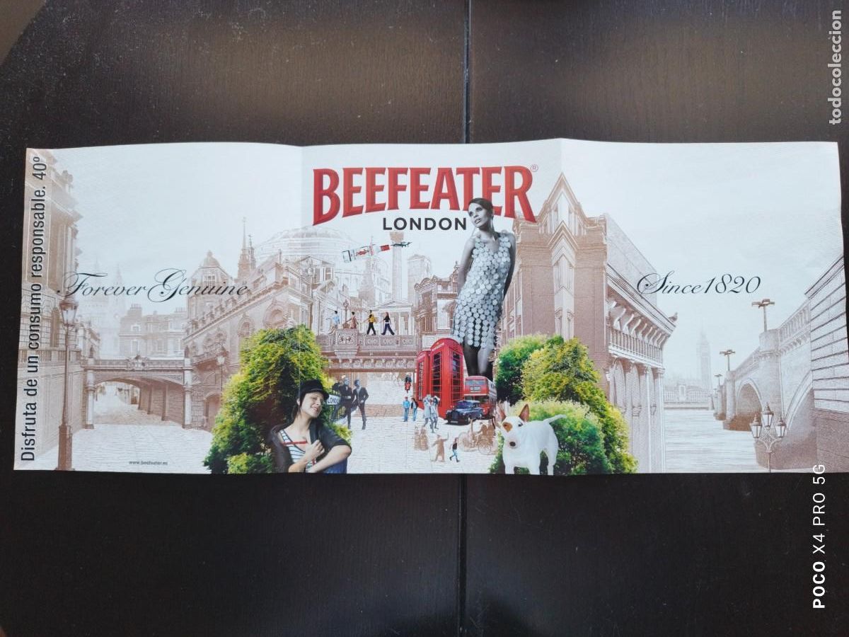 Cat&aacute;logos publicitarios: TRIPTICO PUBLICIDAD BEEFEATER - Foto 2