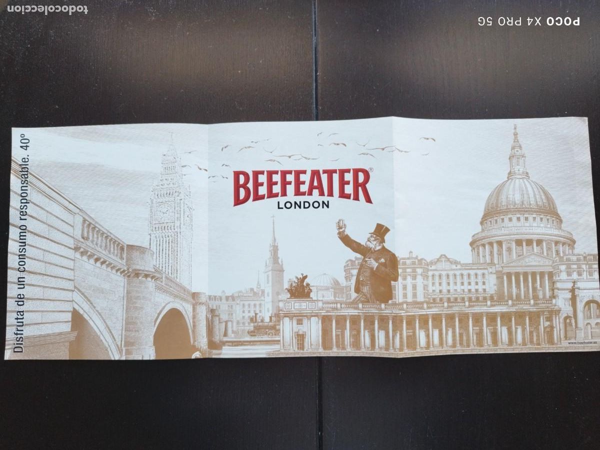 Cat&aacute;logos publicitarios: TRIPTICO PUBLICIDAD BEEFEATER - Foto 1