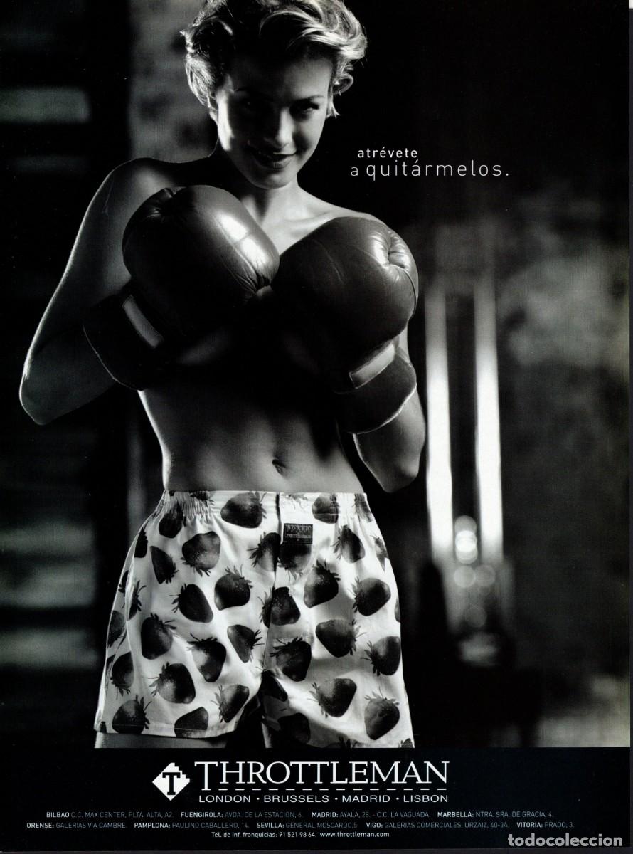 Cataloghi pubblicitari: Hoja publicidad revista 1998. THROTTLEMAN. Atr&eacute;vete a quit&aacute;rmelos.